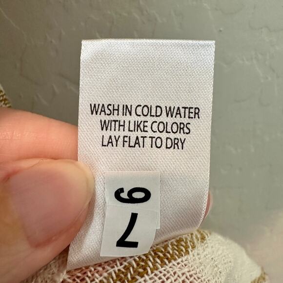 RAYS FOR DAYS | Boho Striped Kimono Cardigan Cotton Tassel Hem NWT | One Size - Picture 8 of 8